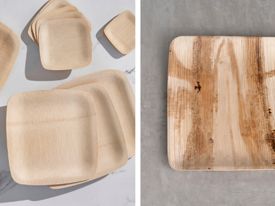 Compostable Plates For Weddings: Bamboo vs. Palm Leaf