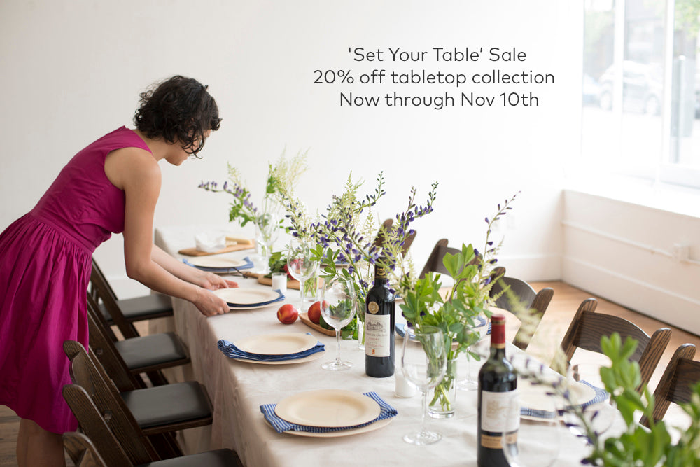 Ready. Go. Set..Your Table. Sale is On! 20% Off - This Week Only