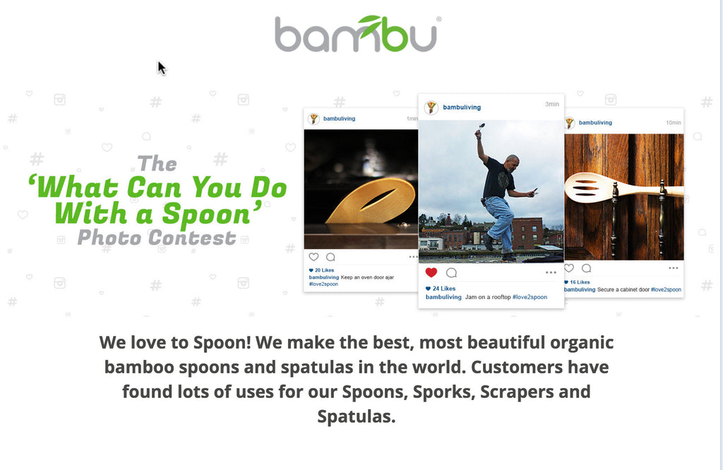 bambu 'Love To Spoon' Instagram Photo Contest is On!
