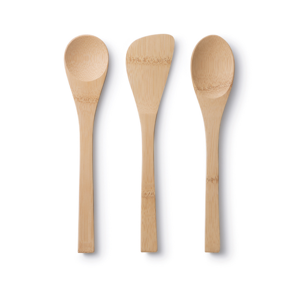 Kids in the Kitchen, Set of 3 Bamboo Utensils (3Y+)