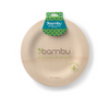 9" Veneerware® Bamboo Round Plates salad in pack