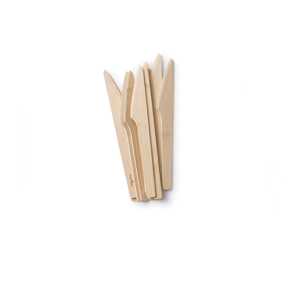 Veneerware® Disposable Bamboo Knives - Case of 250 - bambu