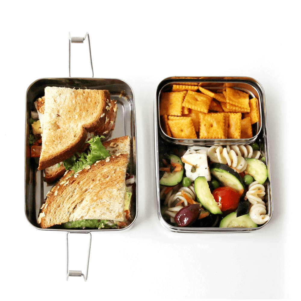 Stainless Steel Three-in-One Bento Lunch Box