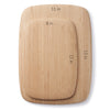 The dimensions of the Medium and Large Classic Cutting Boards are detailed. The Large board is 11 inches by 15 inches, and the medium is 8 inches by 12 inches.